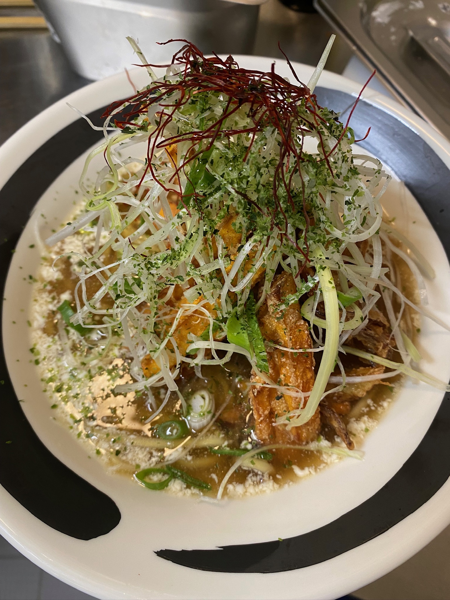 かき揚げラーメン