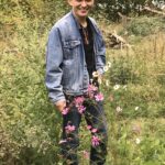 お花畑の葡萄畑